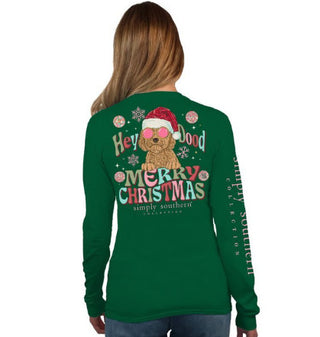 Simply Southern Long Sleeve Dood Kelly Youth Small