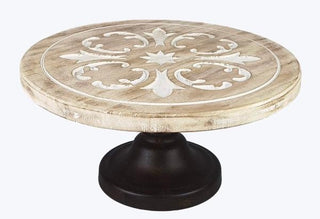 Wood Carved Pedestal