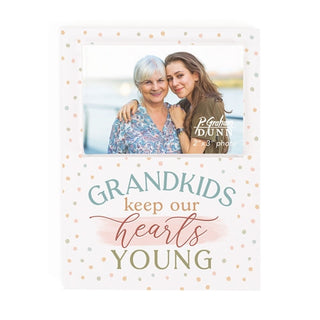 Grandkids Keep Our Hearts Young Photo Frame