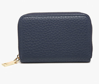 Jen & Co Alessia Zip Around Wallet Navy WL2593