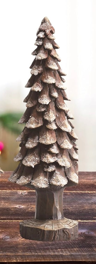 Resin Snowy Tree Medium