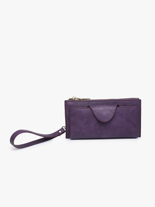 Jen & Co Kyla RFID Wallet Dark Purple WL0004RF