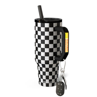 Frost Buddy THICC Buddy Black & White Checkered 40oz