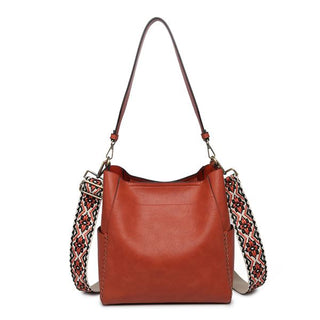 Jen & Co Penny Bucket Bag Rust M2070