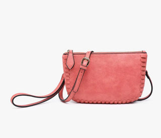 Jen & Co Bonnie Crossbody Wristlet Raspberry M2397