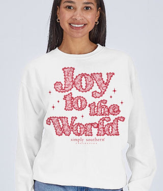 Simply Southern Crewneck Joy Snow