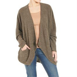 Coco + Carmen Janelle Pocket Cardigan Olive 2139019