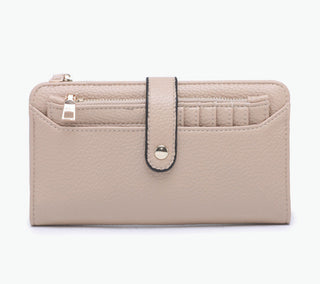 Jen & Co Macy Snap Wallet Parchment WL2665