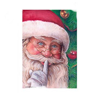 Santa Whispers House Flag