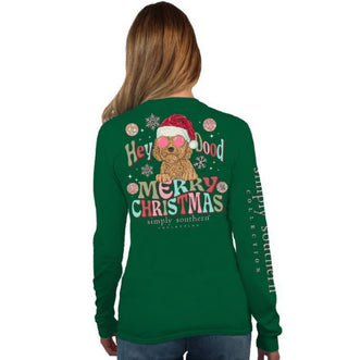 Simply Southern Long Sleeve Dood Kelly Youth Small