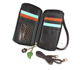 Chala 850 Wallet Crossbody Hummingbird A Turquoise