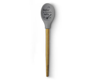 Krumbs Kitchen Spoon with Gold Handle Feelin' A Little Salty