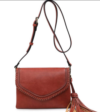 Jen & Co Sloane Crossbody Rust M1802