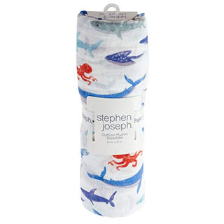 Stephen Joseph Cotton Muslin Swaddle