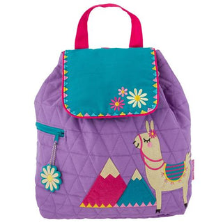 Stephen Joseph Quilted Backpack Llama