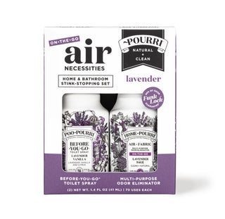 Poo-Pourri Air Necessities Lavender On-the-Go Spray Set