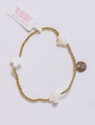 Simply Southern Bracelet Stacks E - 3 White Jewels