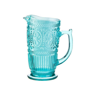 Aqua Glass Pitcher