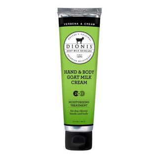 Dionis Goat Milk 3.3oz Hand & Body Cream Verbena & Cream
