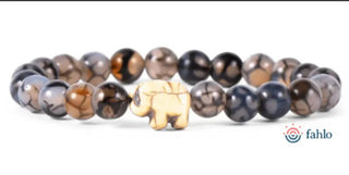 Fahlo Expedition Elephant Bracelet Key Stone