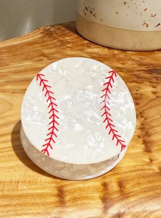 Love and Repeat Sports Hair Claw Clip Baseball