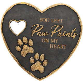Paw Prints Memorial Stone