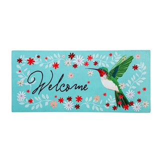 Hummingbird Welcome Switch Mat