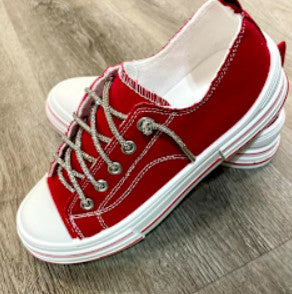Very G Aman Sparkle Sneakers Red