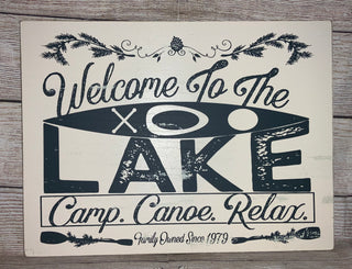 Welcome to the Lake Wood Sign