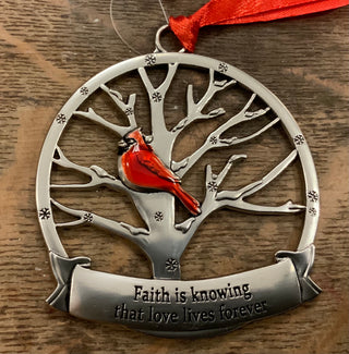 Cardinal Memorial Ornament
