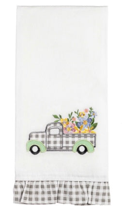 Easter Truck Tea Towel