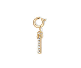 My Fun Colors Rhinestone Initial Gold I