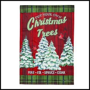 Christmas Tree Farm Garden Flag
