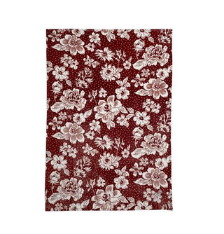 Vera Bradley Plush XL Throw Blanket Cardinal/White Rain Garden with Indiana University