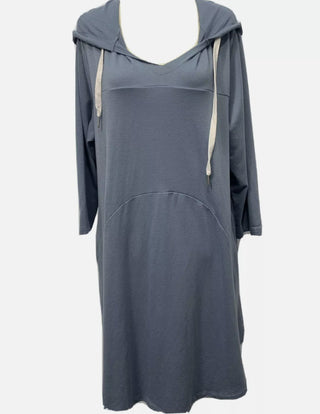 Simply Noelle Hooded Dress Blue S/M