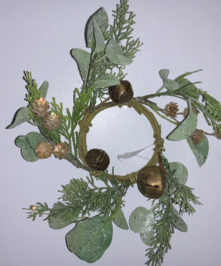 Cedar Eucalyptus Bell Candle Ring