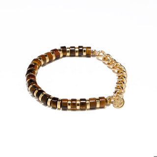 Soul Stacks Chain Reaction Bracelet Tiger’s Eye