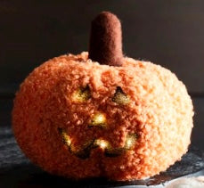 Mudpie Light Up Pumpkin Light Orange