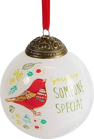 Someone Special Glass Bird Ornament 54029