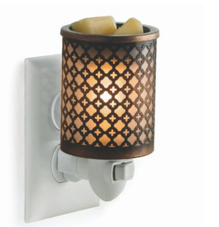 Candle Warmers Moroccan Metal Pluggable Fragrance Warmer