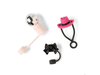 Crush Thirst Trap Straw Topper Set Cowgirl Disco