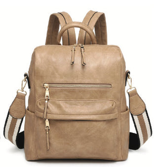 Jen & Co Amelia Backpack Taupe BP1993
