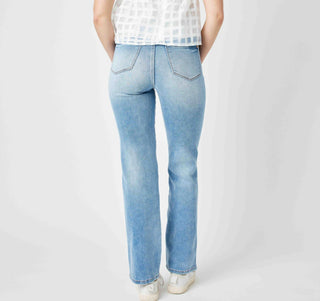 Judy Blue HW Tummy Control Contrast Wash Straight 88794