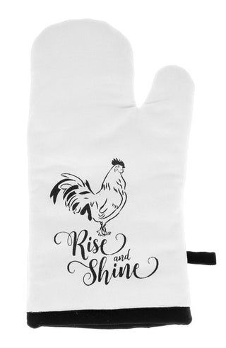 Rooster Oven Mitt