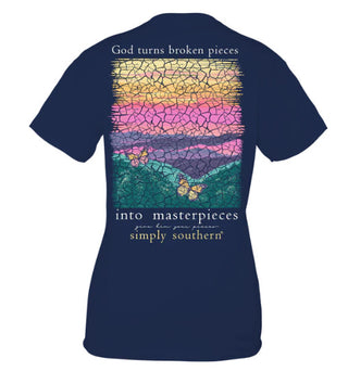 Simply Southern Pieces Navy T-Shirt