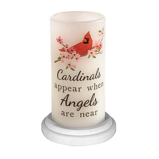 Cardinal Memorial Candle w/Base