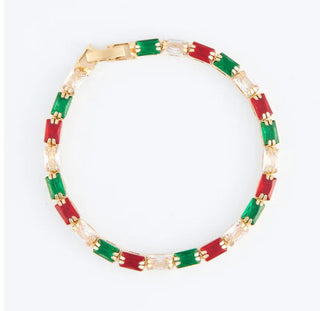 Howard's Stell Baguette Gemstone Bracelet Multi B
