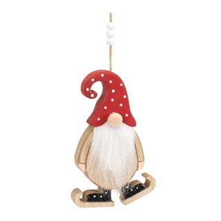 Gnome w/Skates Ornament