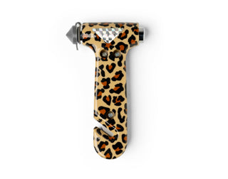 Mayday Charm Alarm 2-in1 Emergency Escape Hammer Leopard