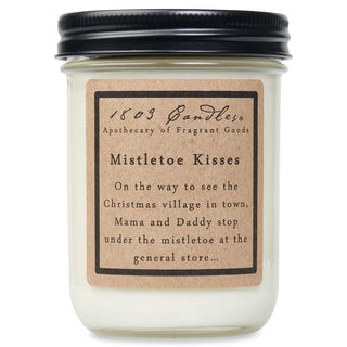 1803 Mistletoe Kisses Soy Jar Candle